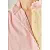 English Factory Women’s RIC Rac Trim Colorblock Button-Up Shirt(Multicolor)