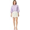 English Factory Women’s Balloon Sleeve Blouse(Purple)