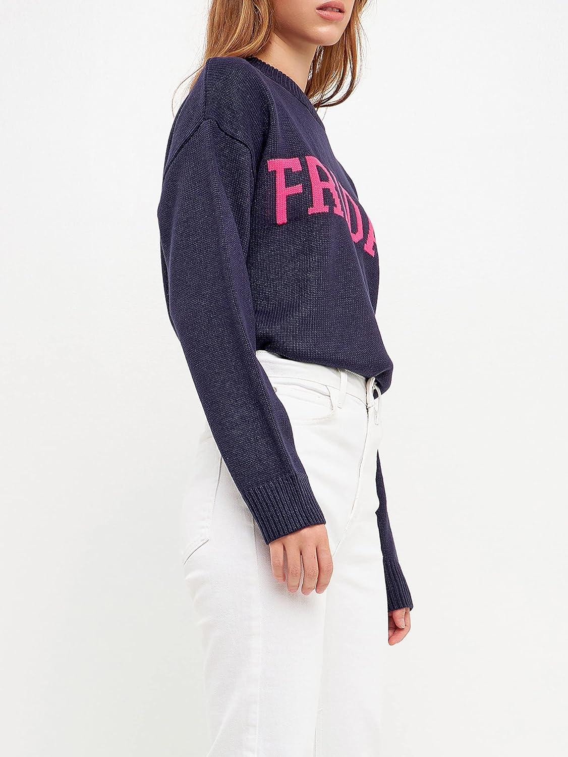 image:imageEnglish Factory Womens Week Motif SweaterTwilight