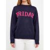 English Factory Women’s Week Motif Sweater(Twilight)