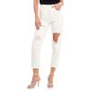 English Factory Women’s Destroyed Mom Jeans White