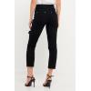 English Factory Women’s Destroyed Mom Jeans(Black)