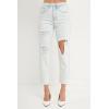 English Factory Women’s Destroyed Mom Jeans(Denim)
