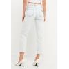 English Factory Women’s Destroyed Mom Jeans(Denim)