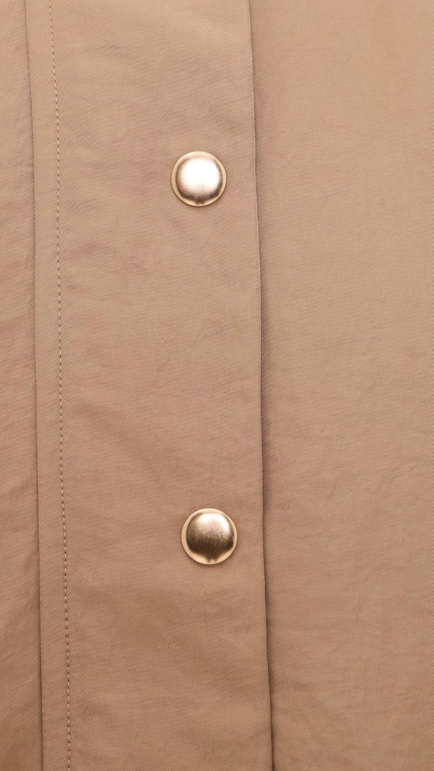 image:imageEnglish Factory Womens Lightweight Bomber JacketBeige