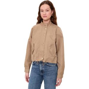 English Factory Women’s Lightweight Bomber Jacket(Beige)