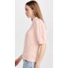 English Factory Women’s Cable Knit Puff Sleeve Top
