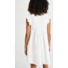 English Factory Women’s Knit Poplin Mixed Dress(White)