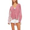 English Factory Women’s Mixed Media Cardigan