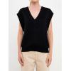 English Factory Women’s Throw On Solid Sweater Vest