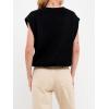 English Factory Women’s Throw On Solid Sweater Vest