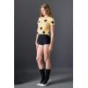 English Factory Women’s 3D Flower Knit Top(Butter Yellow/Black)