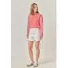 English Factory Women’s Stripe Colorblock Long Sleeve Tee(Red Multi)