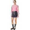 English Factory Women’s Stripe Colorblock Long Sleeve Tee(Pink Multi)
