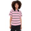 English Factory Women’s Stripe Short Sleeve Knit Top(Pink Multi)
