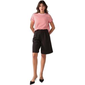 English Factory Women’s Stripe T-Shirt(Pink/Orange)