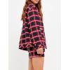 English Factory Women’s Plaid Boucle Jacket Navy X-Small