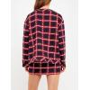 English Factory Women’s Plaid Boucle Jacket Navy X-Small