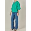 English Factory Women’s Balloon Sleeve Blouse(Kelly Green)
