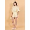 English Factory Women’s Linen Lace Shirt(Butter Yellow)