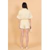 English Factory Women’s Linen Lace Shirt(Butter Yellow)