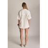 English Factory Women’s Linen Lace Shirt(White)