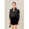 English Factory Women’s Ruffle Detailed Blouse(Black)