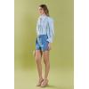 English Factory Women’s Ruffle Detailed Blouse(Powder Blue)