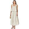 English Factory Women’s 3D Flower Sleeveless Top(White)