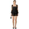 English Factory Women’s Sequins Bow Top(Black)