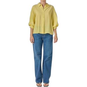 English Factory Women’s Balloon Sleeve Blouse(Butter Yellow)