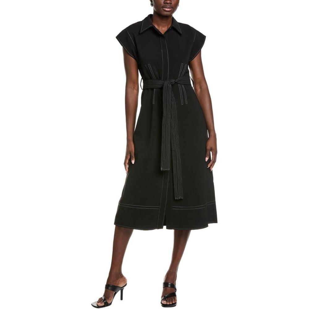 image:imageModern Midi Dress with Structured Design