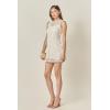 English Factory Women’s Crochet Mini Dress(White)