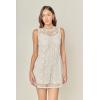 English Factory Women’s Crochet Mini Dress(White)