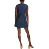 English Factory Womens Denim Lace-Up Mini Dress, Xs, Navy