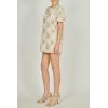 English Factory Women’s Embroidery Detail Mini Dress(Beige)