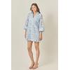 English Factory Women’s Guipure Lace Mini Dress(Powder Blue)