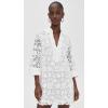 English Factory Women’s Guipure Lace Mini Dress(White)