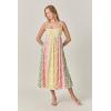English Factory Women’s Maisie Colorblock Midi Dress(Multi)
