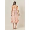 English Factory Women’s Petal Bloom Midi Dress(Pink)