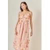 English Factory Women’s Petal Bloom Midi Dress(Pink)