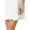 English Factory Women’s Poplin Corsage Mini Dress(Ivory)