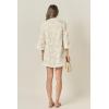 English Factory Women’s Shell Collar Mini Dress(Cream)