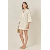 English Factory Women’s Shell Collar Mini Dress(Cream)