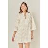 English Factory Women’s Shell Collar Mini Dress(Cream)