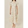 English Factory Women’s Shell Midi Shirt Dress(White)