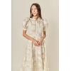 English Factory Women’s Shell Midi Shirt Dress(White)