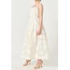 English Factory Women’s Shell Sleeveless Midi Dress(Off-white)
