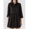 English Factory Women’s Shirt Mini Dress(Black)
