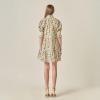 English Factory Women’s Smocked Puff Sleeves Mini Dress(Multi)